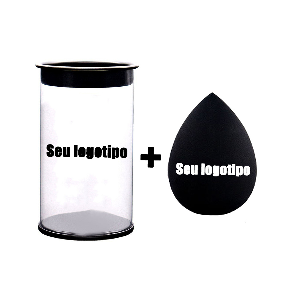 Beauty Blender In Makeup - 25pcs Custom Logo Black Box Beauty
