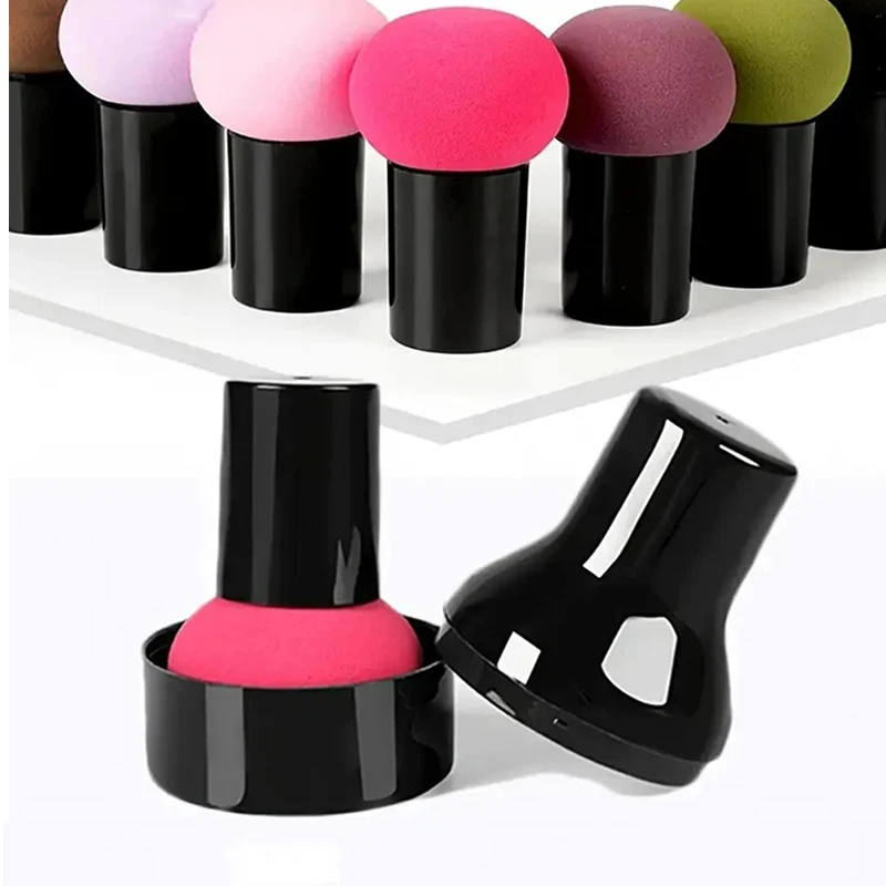 Beauty Makeup Tools Use - Mushroom Head Makeup Sponge Dry Wet
