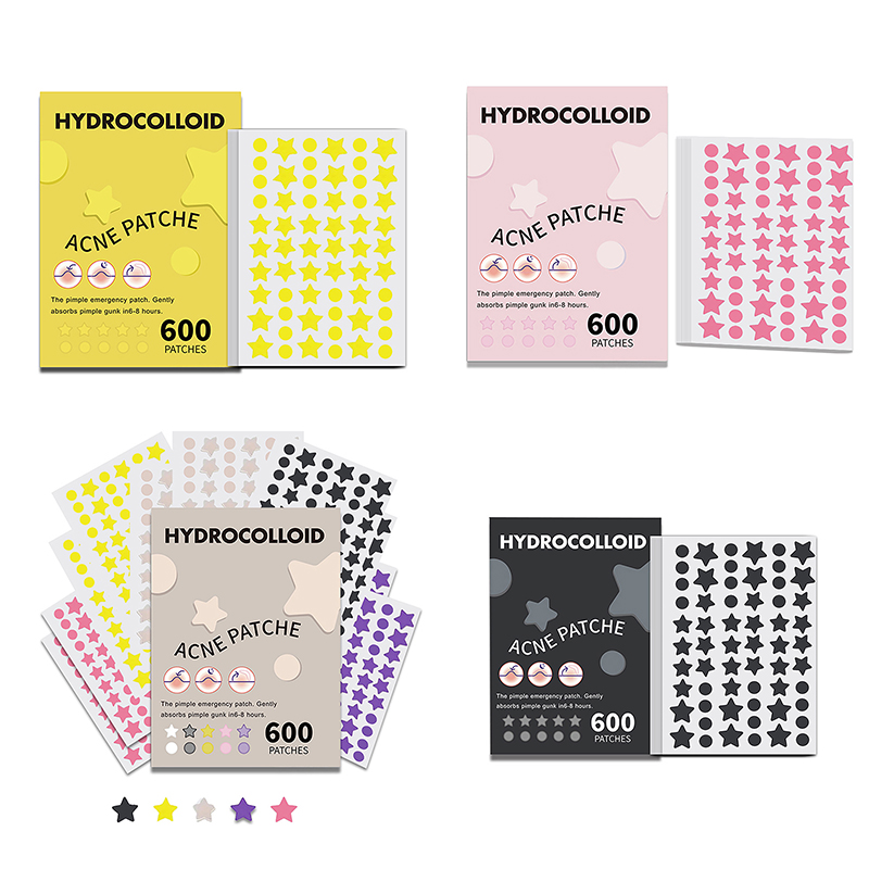 Beauty For You Makeup - 600Pcs/set Star Pimple Patch Acne Colorful