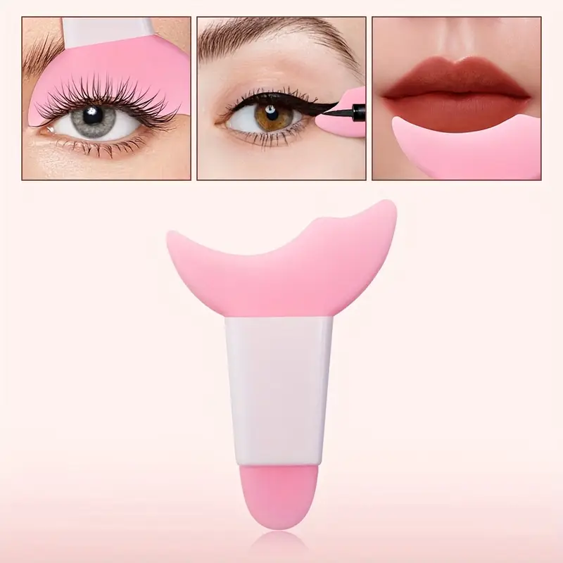 3Pcs Silicone Eye Makeup Stenc - Beauty Makeup Drawing 评论和价格