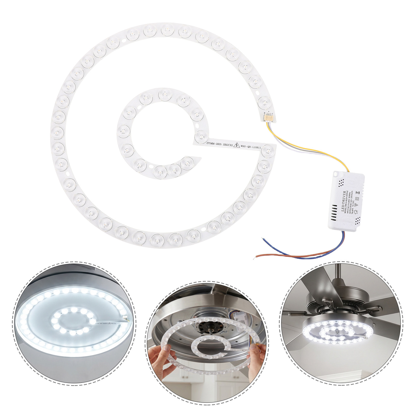 LED Ceiling Fan Light Retrofit - Led Ring Light 评论和价格