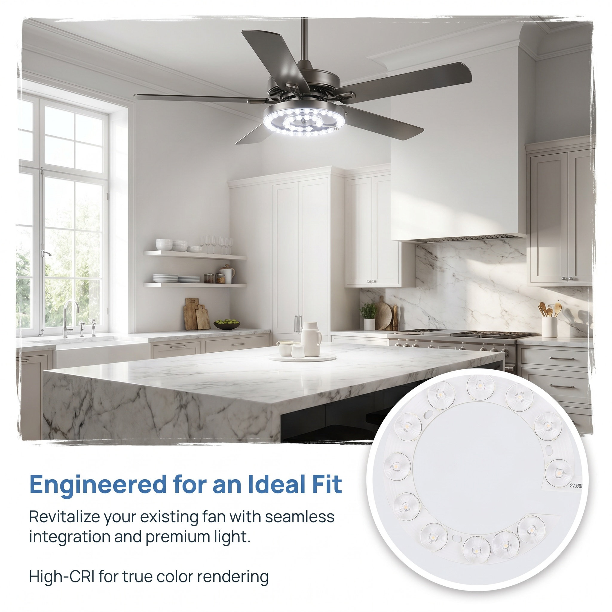 LED Ceiling Fan Light Retrofit - Led Ring Light 评论和价格