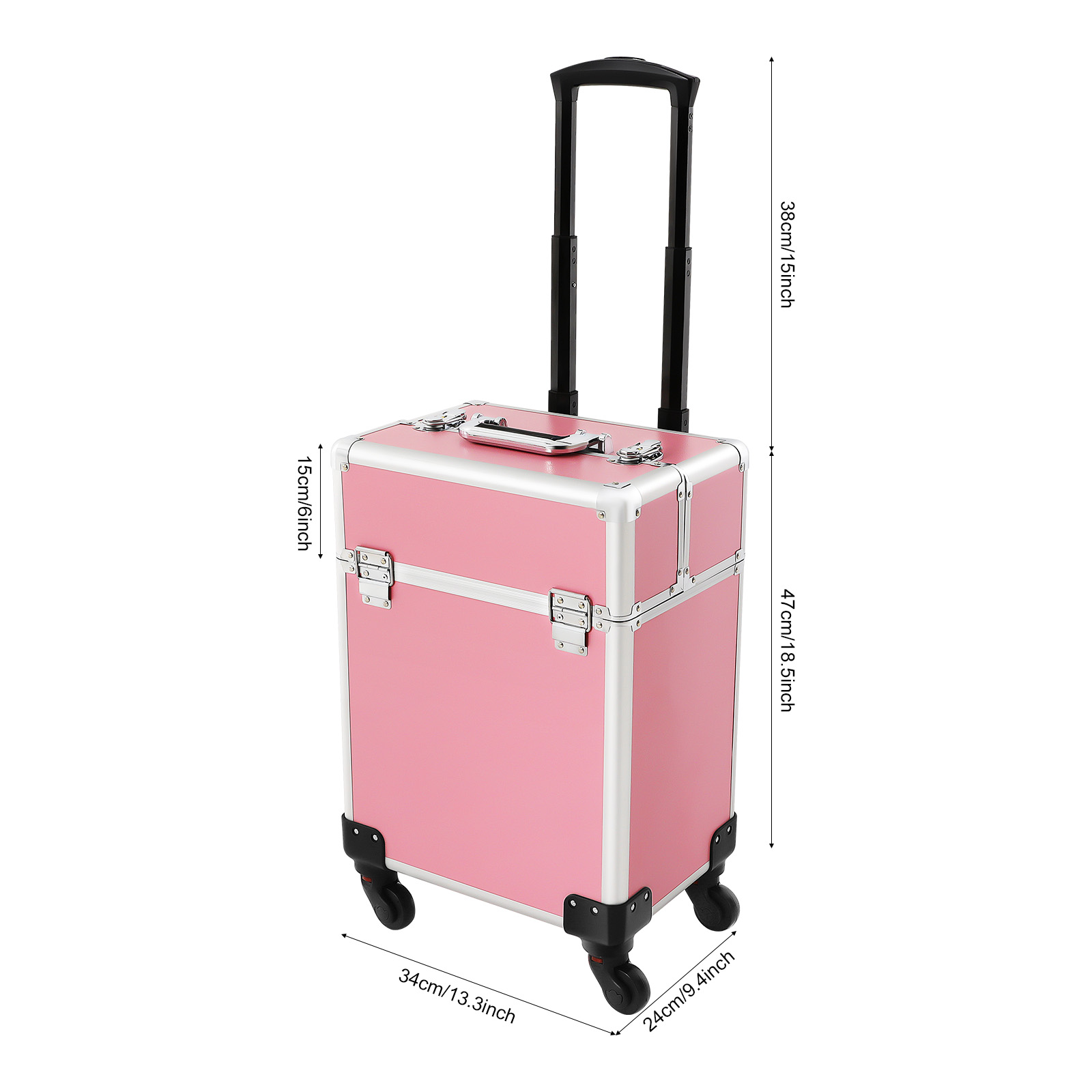Rolling Makeup Train Case Cosm - Beauty For You Makeup 评论和价格