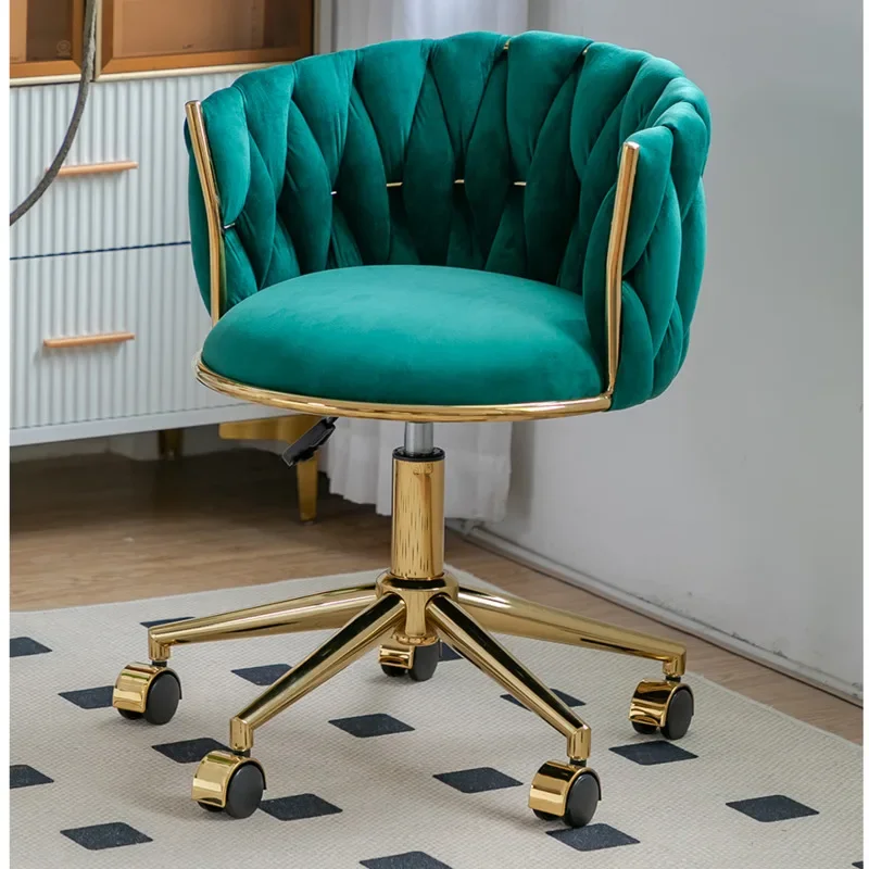 Ergonomic Velvet Upholstered M - Beauty And Makeup Studio 评论和价格