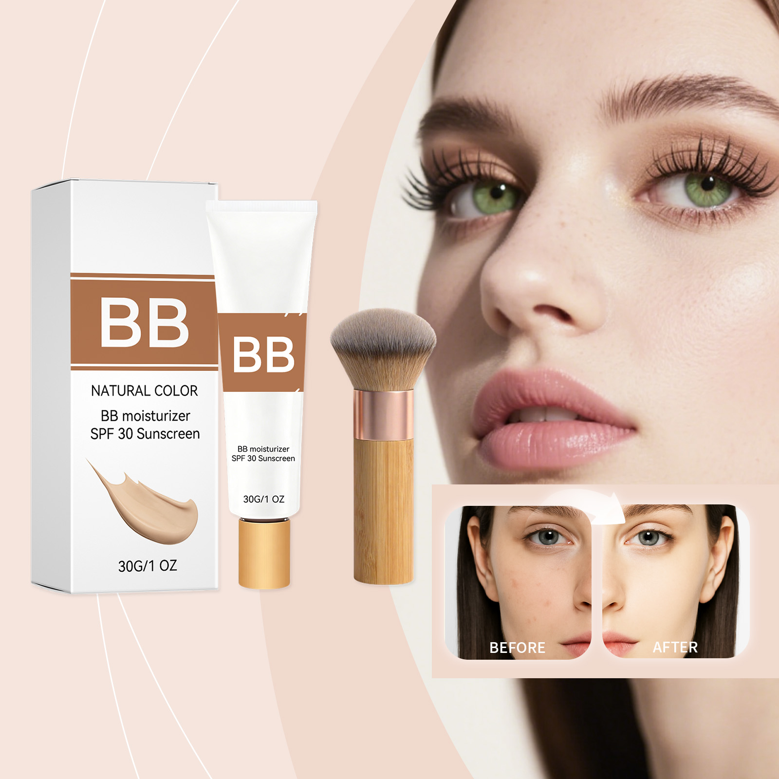 SPF 30 Tinted Moisturizer BB C - Beauty Makeup Foundation 评论和价格