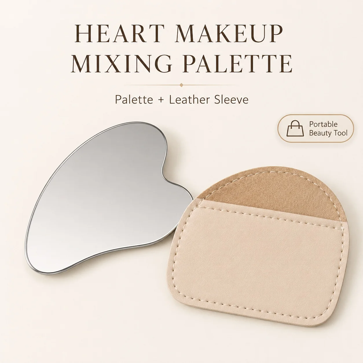 Heart Shaped Stainless Steel M - Beauty Makeup Foundation 评论和价格