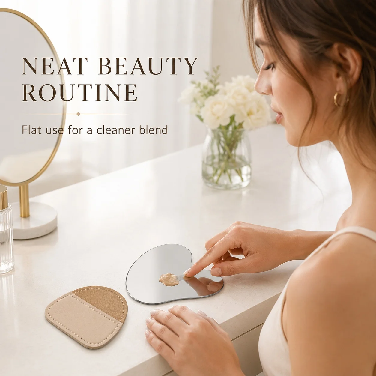 Heart Shaped Stainless Steel M - Beauty Makeup Foundation 评论和价格