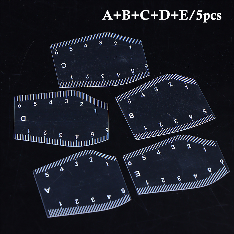 5Pcs Durable Portable Eyebrow  - Beauty Makeup Drawing 评论和价格