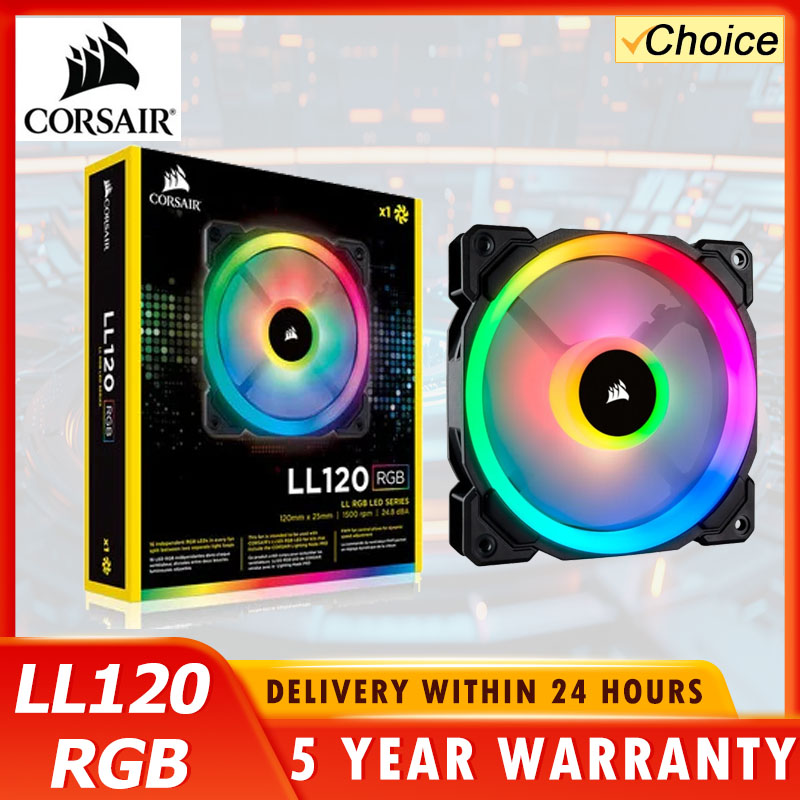 CORSAIR LL120 RGB 120mm Dual L - Led Ring Light 评论和价格