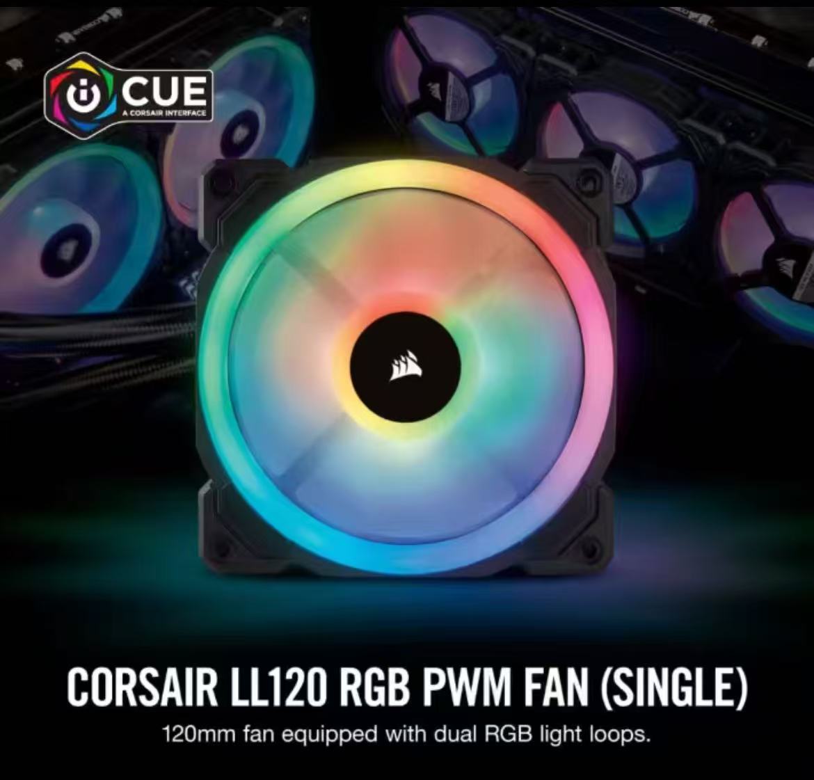 CORSAIR LL120 RGB 120mm Dual L - Led Ring Light 评论和价格