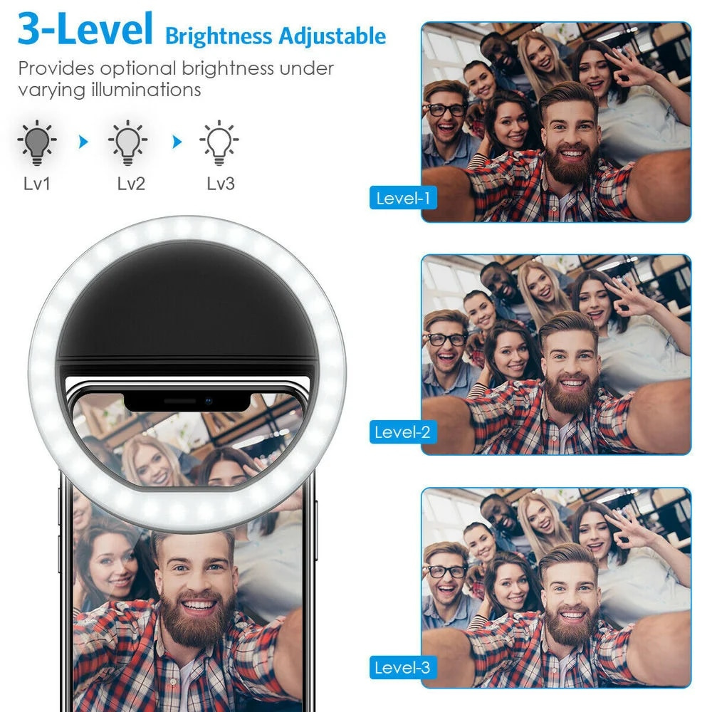 LED Selfie Fill Light USB Char - Led Ring Light 评论和价格