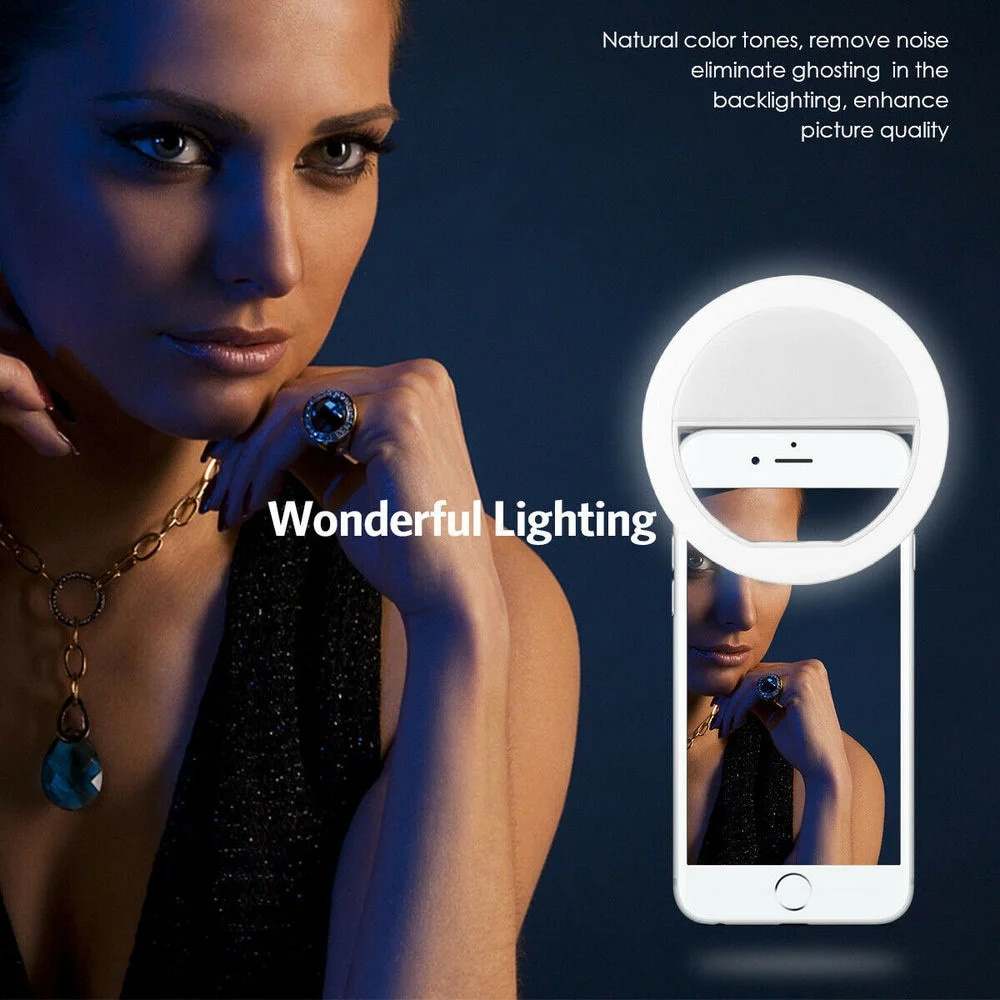LED Selfie Fill Light USB Char - Led Ring Light 评论和价格