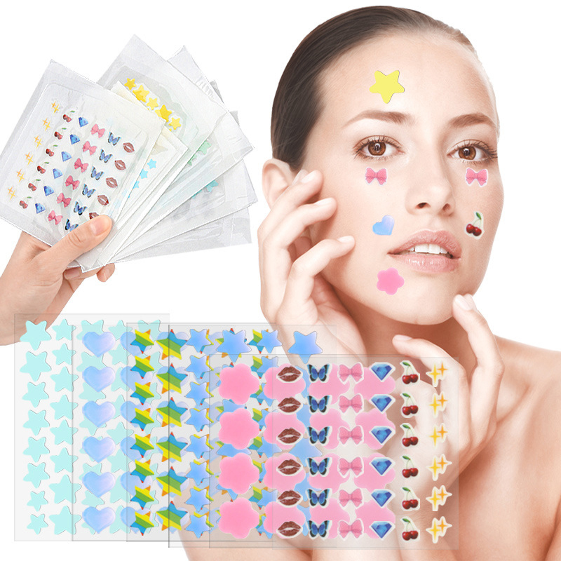 Color Cartoon Acne Patch Skin  - Beauty For You Makeup 评论和价格