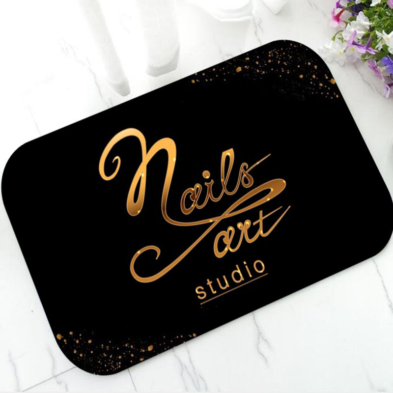 Trendy Black Gold Nails Art St - Beauty And Makeup Studio 评论和价格