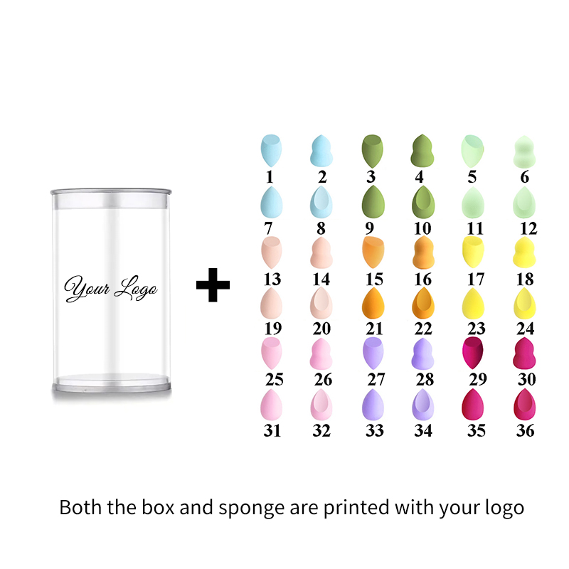 25pcs Custom Logo Black Box Be - Beauty Blender In Makeup 评论和价格