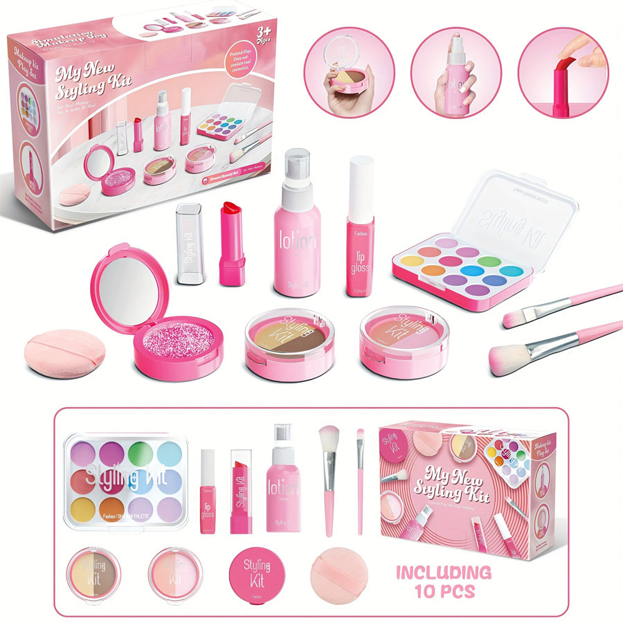 Children's Makeup Toy Set Simu - Beauty Makeup Tool Collection 评论和价格