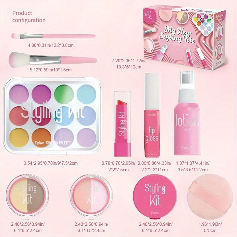 Children's Makeup Toy Set Simu - Beauty Makeup Tool Collection 评论和价格