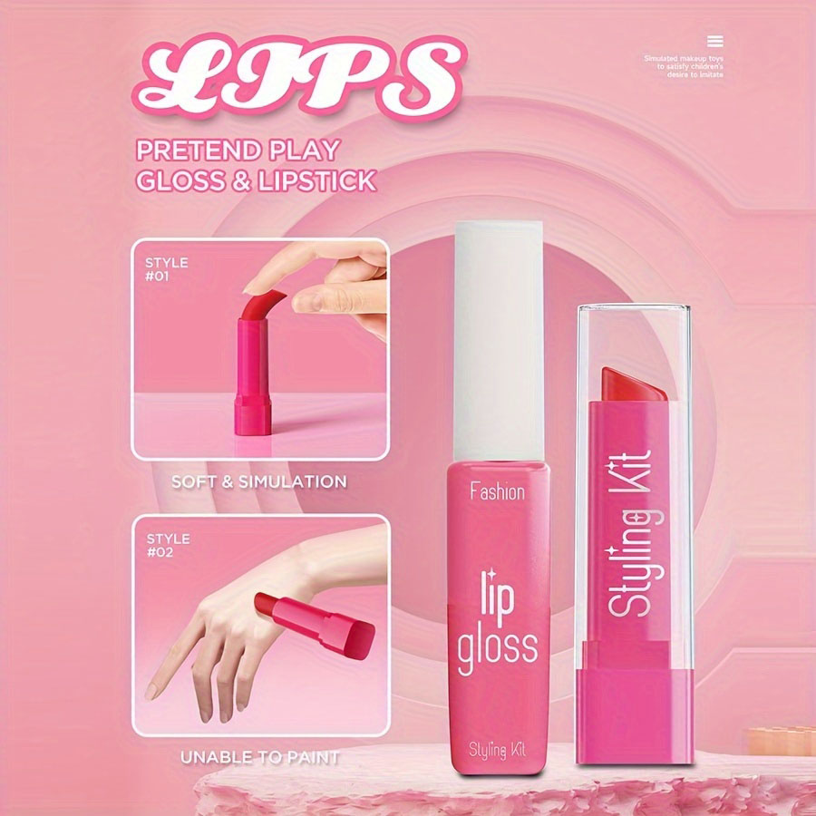 Children's Makeup Toy Set Simu - Beauty Makeup Tool Collection 评论和价格