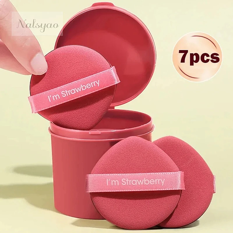 7Pcs/box Cosmetic Puff Set Sof - Beauty Blender In Makeup 评论和价格