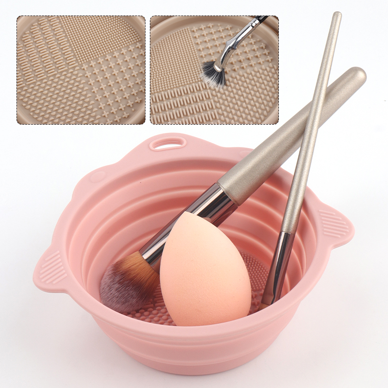Foldable Scrubbing Silicone Bo - Beauty Makeup Tools Use 评论和价格