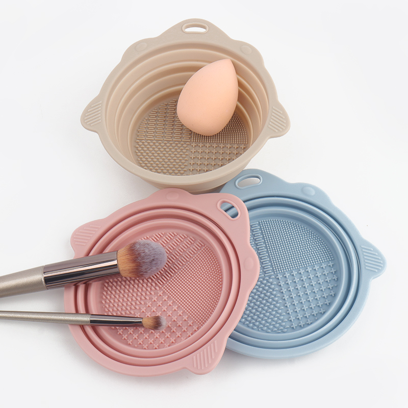 Foldable Scrubbing Silicone Bo - Beauty Makeup Tools Use 评论和价格