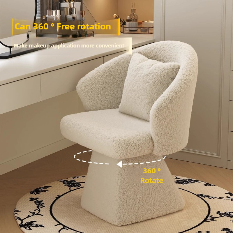 Dressing Table Chair, Rotatabl - Beauty For You Makeup 评论和价格