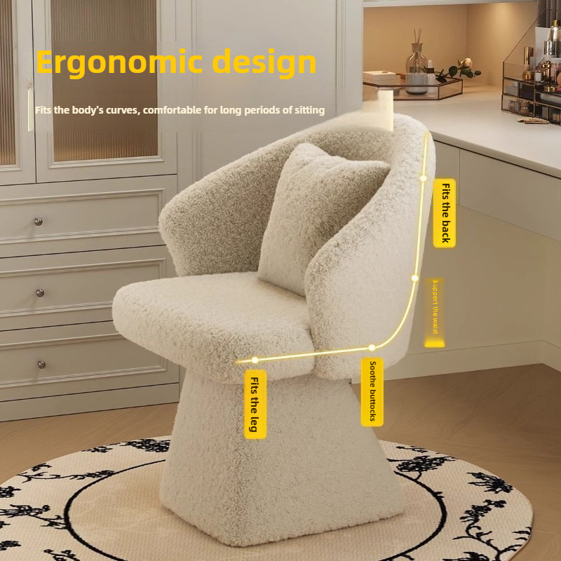 Dressing Table Chair, Rotatabl - Beauty For You Makeup 评论和价格