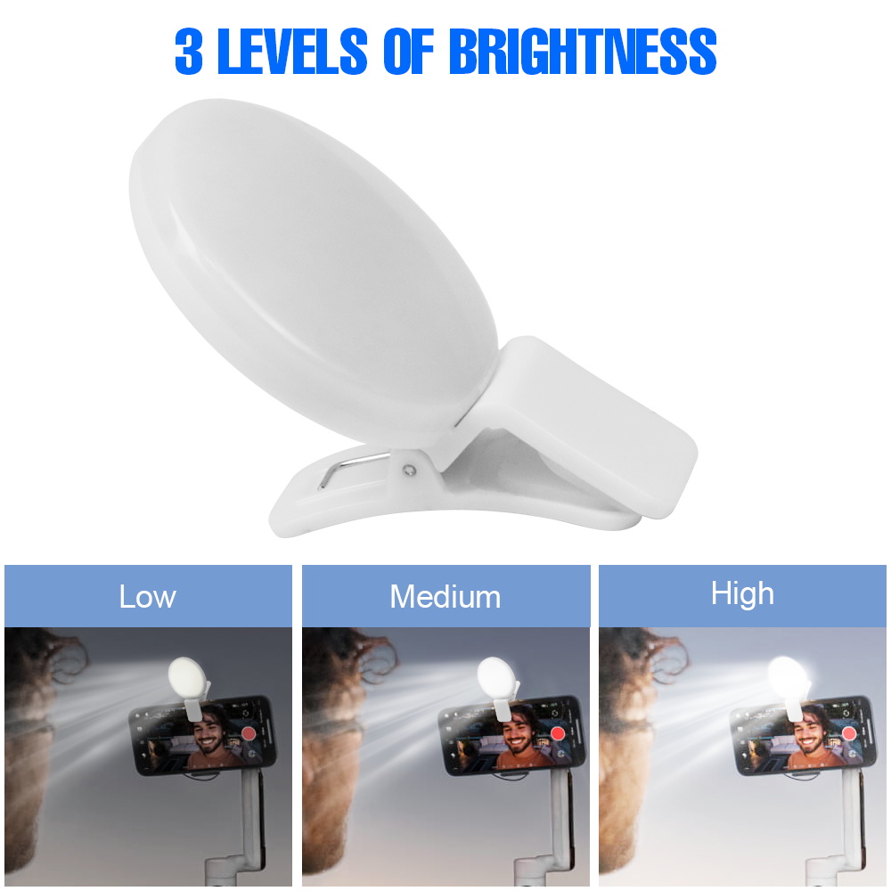 Portable Clip‑on Selfie Ring L - Led Ring Light 评论和价格