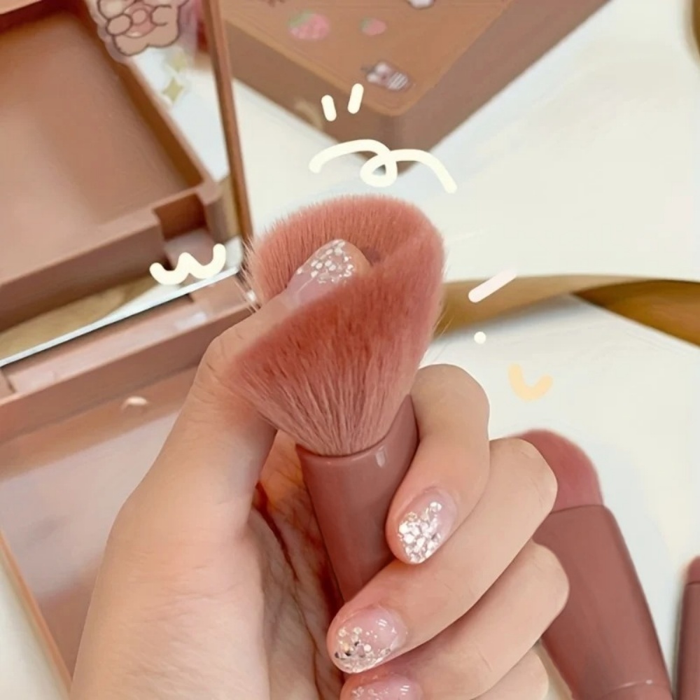5Pcs Portable Cosmetic Brush S - Beauty Makeup Tool Collection 评论和价格