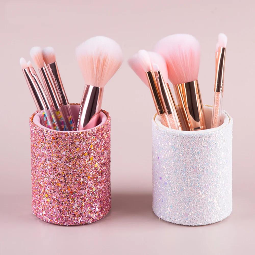Sparkling Makeup Brush Bucket  - Lip Liner Pencil 评论和价格