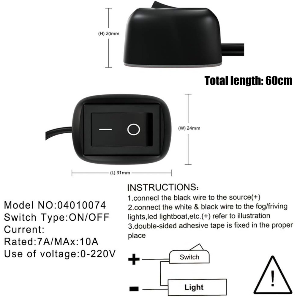 Toggle Switch Paste Type Unive - Led Ring Light 评论和价格