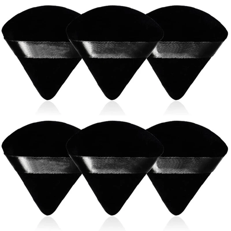 2/6Pcs Triangle Powder Puff Fa - Beauty Blender In Makeup 评论和价格