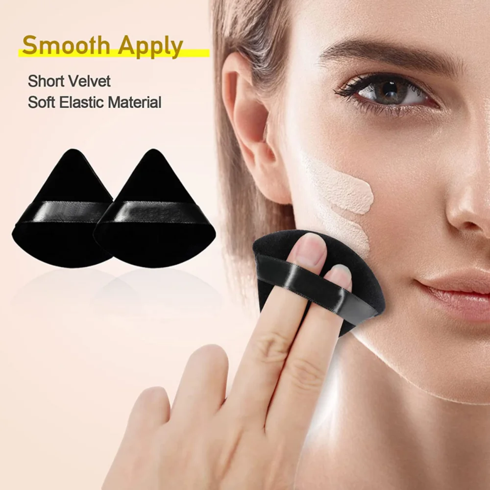 2/6Pcs Triangle Powder Puff Fa - Beauty Blender In Makeup 评论和价格