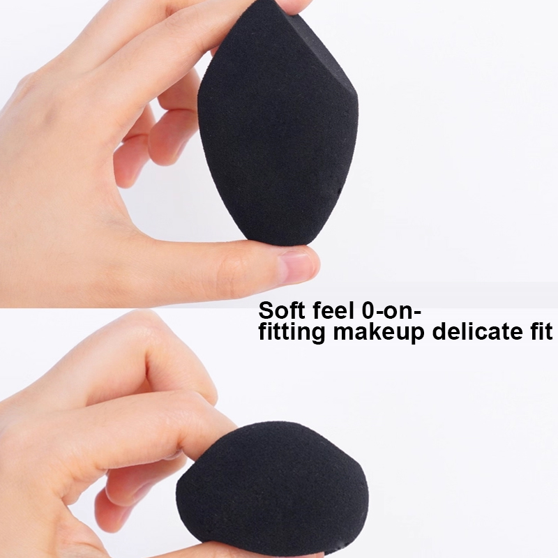 2pcs Black Beauty Sponge Egg - - Beauty Blender In Makeup 评论和价格