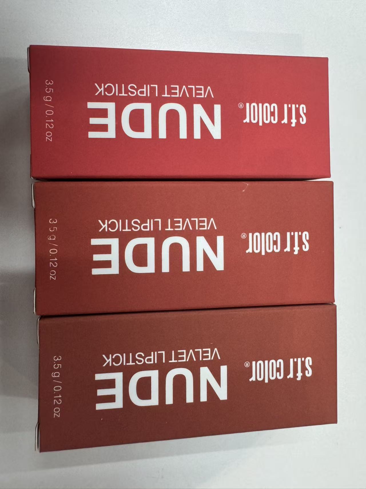NUDE Velvet Matte Lipstick Box - Beauty Makeup Tool Collection 评论和价格