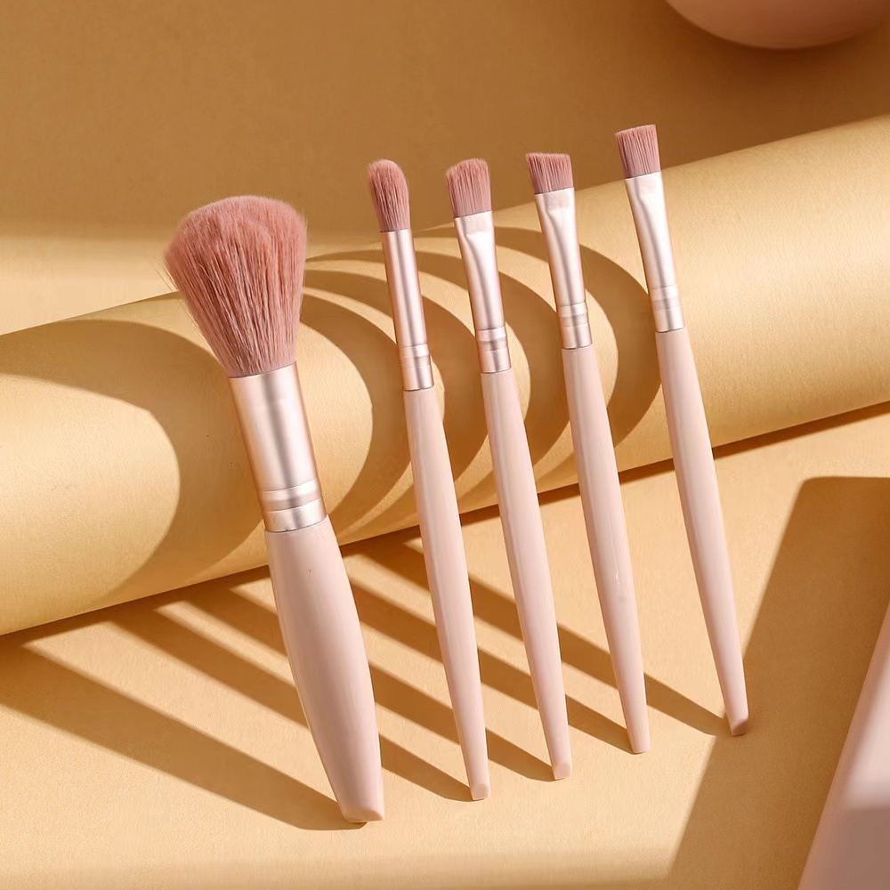 5pcs Cosmetic Brush Kit With M - Beauty Makeup Tool Collection 评论和价格