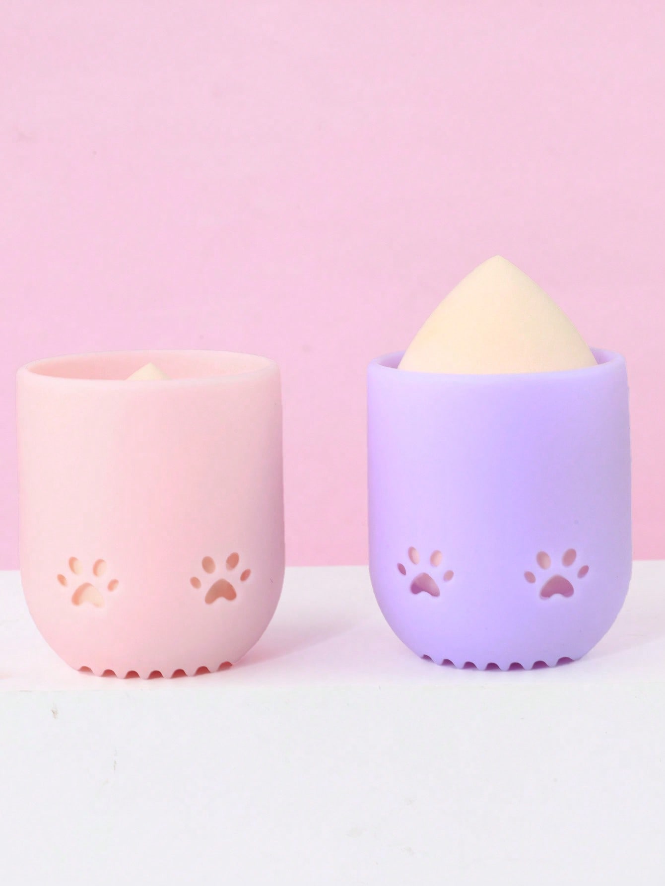 Cute Cat‑Shaped Silicone Makeu - Beauty Blender In Makeup 评论和价格