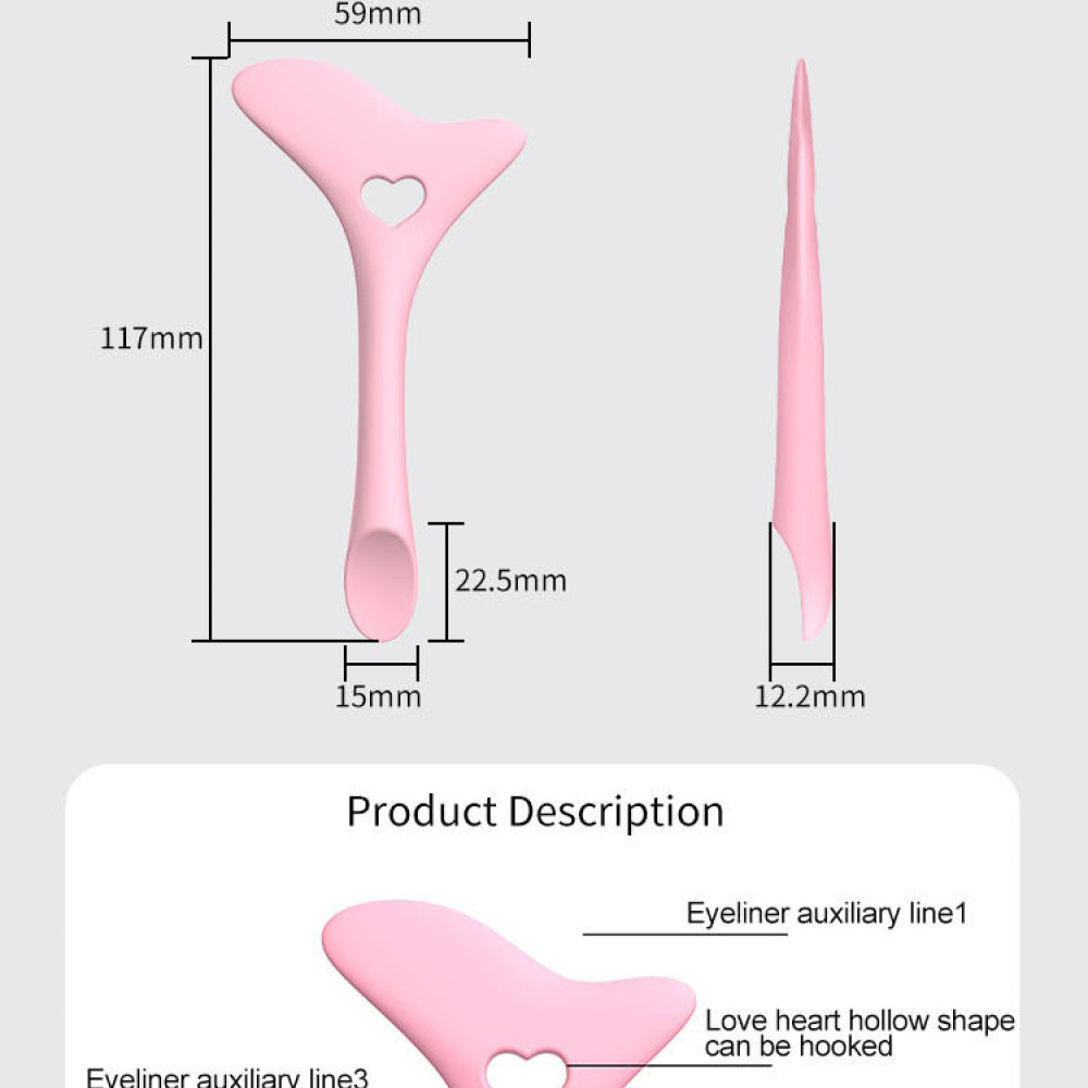 Professional Silicone Eye Make - Beauty Makeup Drawing 评论和价格