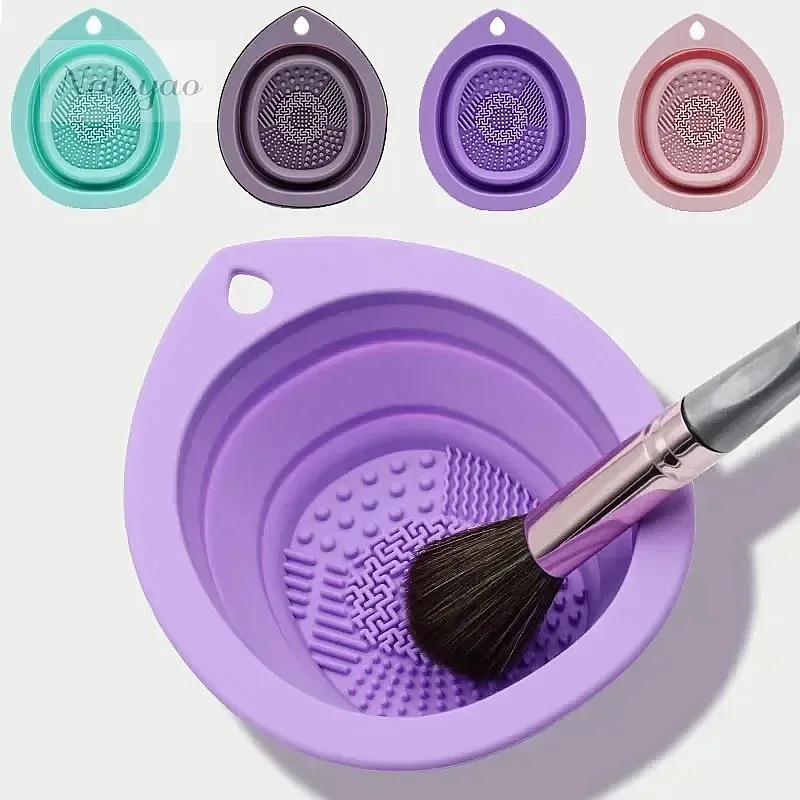 Silicone Folding Makeup Brush  - Beauty Makeup Tools Use 评论和价格