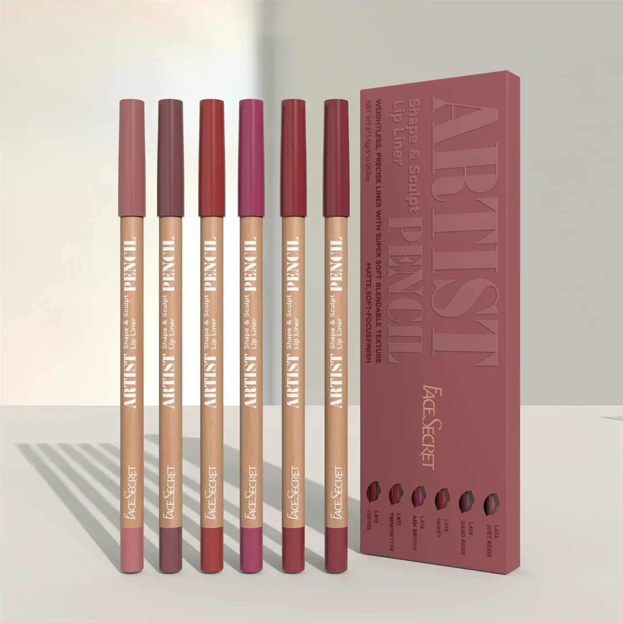 6pcs/set Lip Liner Pen 6 Color - Lip Liner Pencil 评论和价格